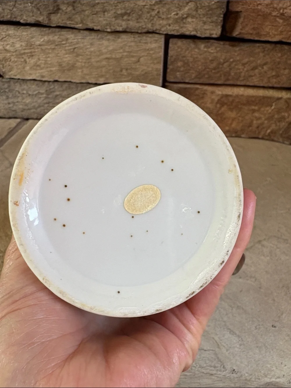 Golden Retriever speckled coffee cup/mug